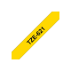Brother | TZe-621 Laminated Tape | Black on Yellow | TZe | 8 m | 9 cm