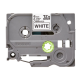 Brother | TZe-211 Laminated Tape | Black on White | TZe | 8 m | 6 cm