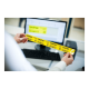 Brother | TZe-661 Laminated Tape | Black on Yellow | TZe | 8 m | 3.6 cm