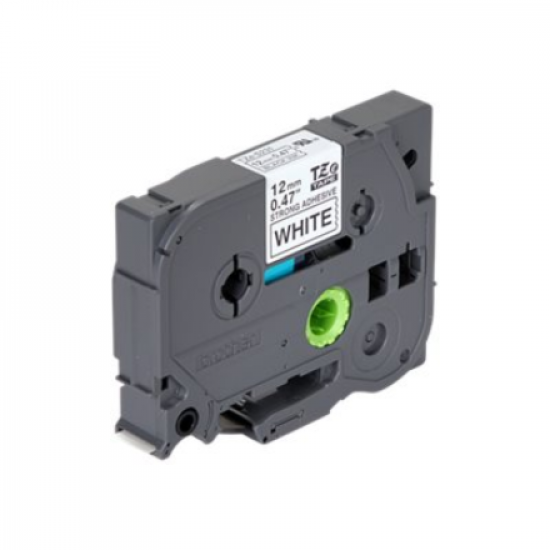 Brother | TZ-S231 Strong Adhesive Laminated Tape | Black on White | TZe | 8 m | 1.2 cm