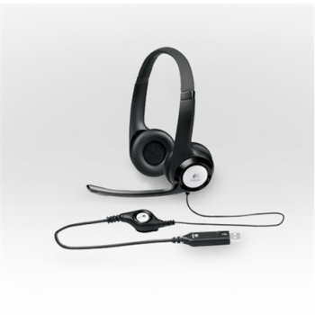 Logitech | Computer headset | H390 | Built-in microphone | USB Type-A | Black