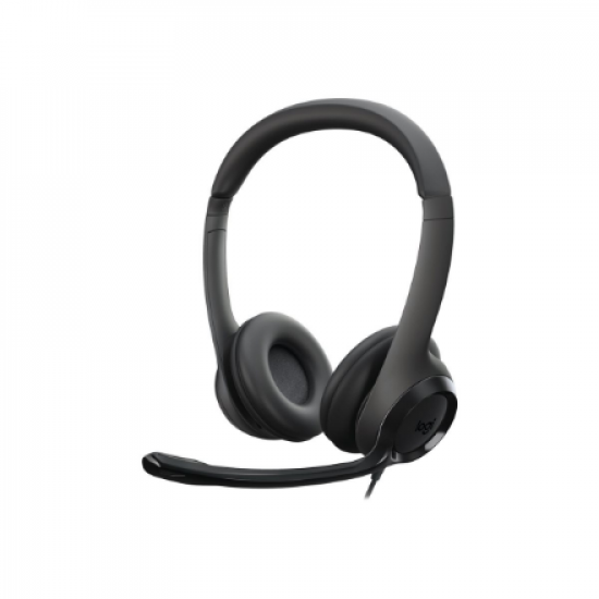Logitech | Computer headset | H390 | Built-in microphone | USB Type-A | Black