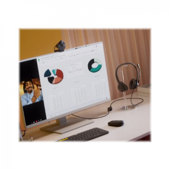 Logitech | Computer headset | H390 | Built-in microphone | USB Type-A | Black