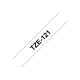 Brother | TZe-121 Laminated Tape | Black on Clear | TZe | 8 m | 9 cm