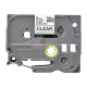 Brother | TZe-121 Laminated Tape | Black on Clear | TZe | 8 m | 9 cm