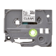 Brother | TZe-121 Laminated Tape | Black on Clear | TZe | 8 m | 9 cm