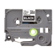 Brother | TZe-335 Laminated Tape | White on Black | TZe | 8 m | 1.2 cm