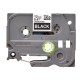 Brother | TZe-335 Laminated Tape | White on Black | TZe | 8 m | 1.2 cm