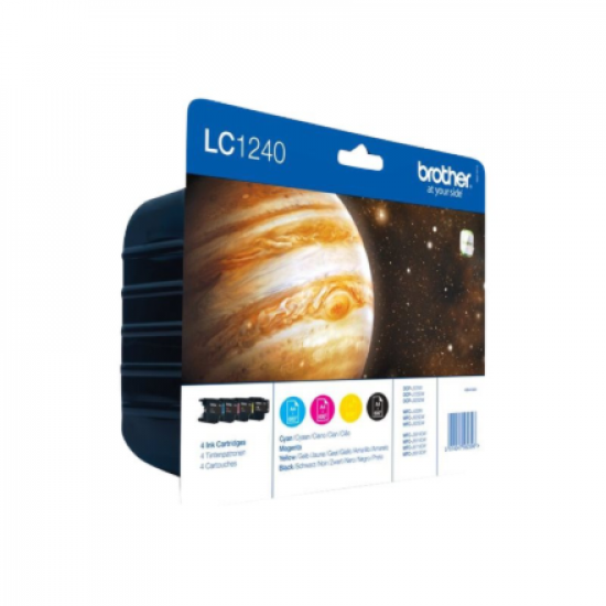 Brother LC1240 Multipack | Ink Cartridge | Black, Cyan, Magenta, Yellow