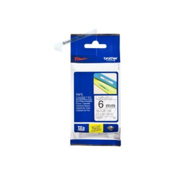 Brother | TZe-111 Laminated Tape | Black on Clear | TZ | 8 m | 6 cm