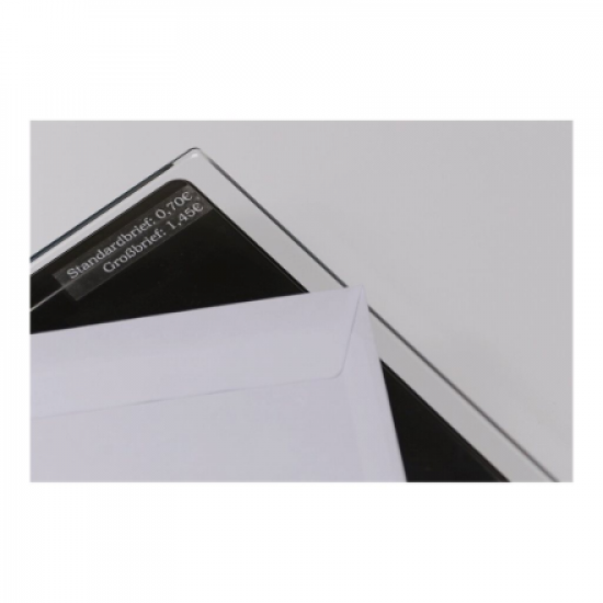 Brother | TZe-135 Laminated Tape | White on Clear | TZe | 8 m | 1.2 cm