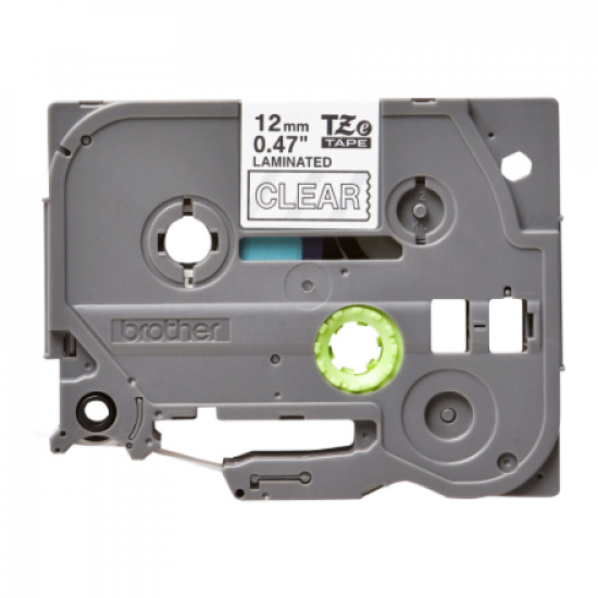 Brother | TZe-135 Laminated Tape | White on Clear | TZe | 8 m | 1.2 cm