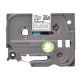 Brother | TZe-135 Laminated Tape | White on Clear | TZe | 8 m | 1.2 cm