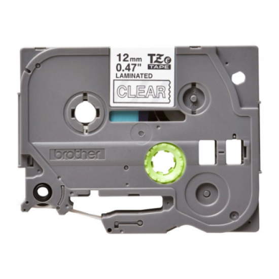Brother | TZe-135 Laminated Tape | White on Clear | TZe | 8 m | 1.2 cm