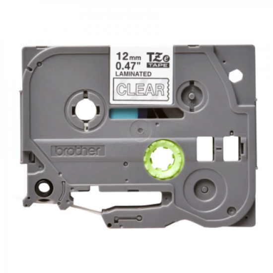 Brother | TZe-135 Laminated Tape | White on Clear | TZe | 8 m | 1.2 cm