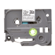 Brother | TZe-135 Laminated Tape | White on Clear | TZe | 8 m | 1.2 cm
