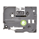 Brother | TZe-325 Laminated Tape | White on Black | TZe | 8 m | 9 cm