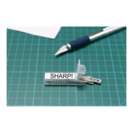 Brother | TZe-S221 Strong Adhesive Laminated Tape | Black on White | TZe | 8 m | 9 cm