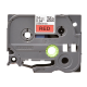 Brother | TZe-451 Laminated Tape | Black On Red | TZe | 8 m | 2.4 cm