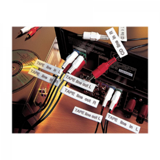 Brother | TZe-451 Laminated Tape | Black On Red | TZe | 8 m | 2.4 cm