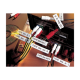 Brother | TZe-451 Laminated Tape | Black On Red | TZe | 8 m | 2.4 cm