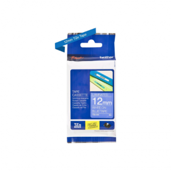 Brother | TZe-535 Laminated tape | White on Blue | TZe | 8 m | 1.2 cm