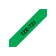 Brother | TZe-731 Laminated Tape | Black on Green | TZe | 8 m | 1.2 cm
