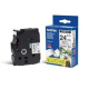 Brother | TZe-FX651 Flexible ID Laminated Tape | Black on Yellow | TZe | 8 m | 2.4 cm