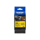 Brother | TZe-FX651 Flexible ID Laminated Tape | Black on Yellow | TZe | 8 m | 2.4 cm