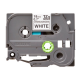 Brother | TZe-S241 Strong Adhesive Laminated Tape | Black on White | TZe | 8 m | 1.8 cm