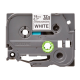Brother | TZe-S241 Strong Adhesive Laminated Tape | Black on White | TZe | 8 m | 1.8 cm