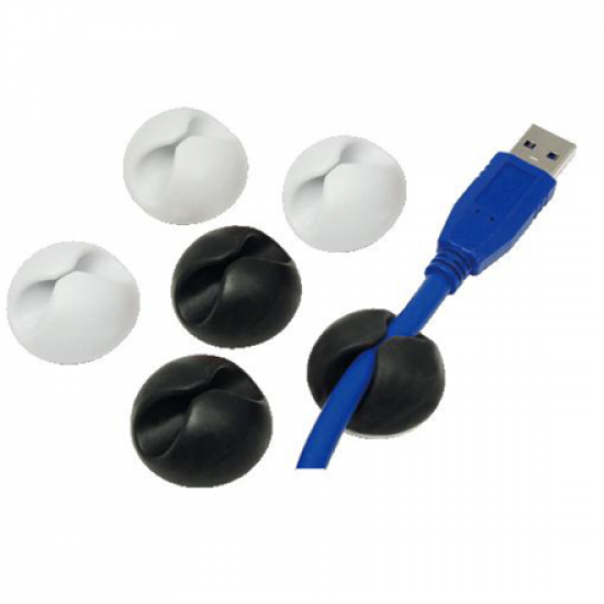 Logilink | Cable organizer, cable clip, 6pcs. | KAB0009