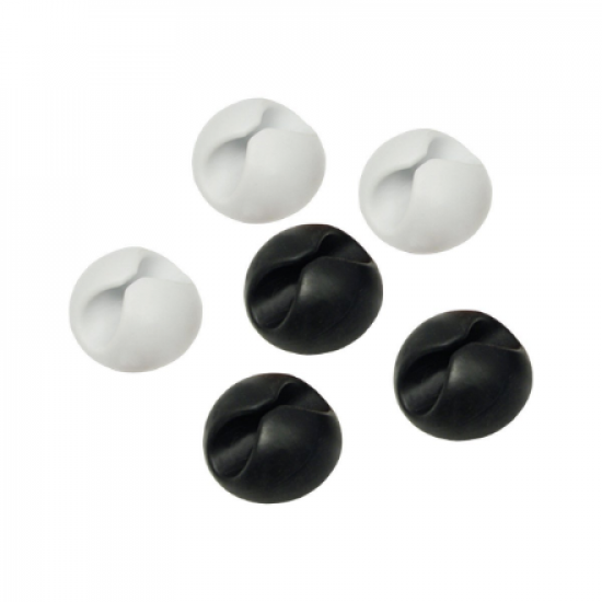 Logilink | Cable organizer, cable clip, 6pcs. | KAB0009