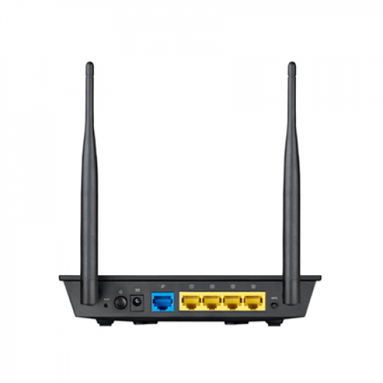 Router | RT-N12E | 802.11n | 300 Mbit/s | 10/100 Mbit/s | Ethernet LAN (RJ-45) ports 4 | Mesh Support No | MU-MiMO No | No mobile broadband | Antenna type 2xExternal 5dBi | No USB | 36 month(s)