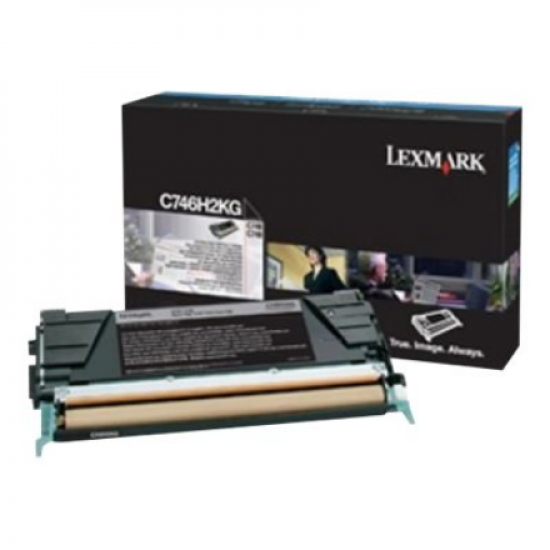 Lexmark C746H3KG | C746, C748 Black High Yield Corporate Cartridge | Cartridge | Black