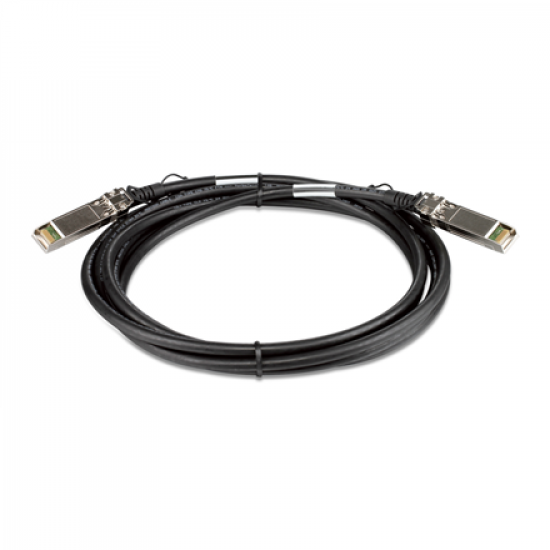 D-Link | DEM-CB300S | SFP+ | Copper | Direct Attach Cable | 10/100/1000/10000 Mbit/s | Maximum transfer distance 3 m | -40 to +85C