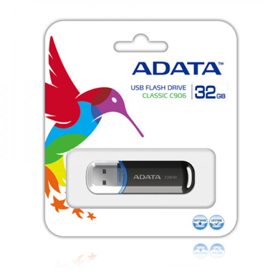 ADATA | C906 | 32 GB | USB 2.0 | Black