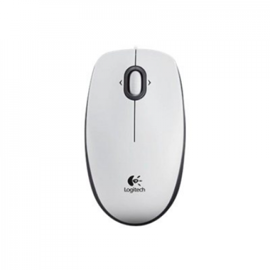 Logitech | B100 | Portable Optical Mouse | White