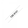 Brother | TZe-S121 Strong Adhesive Laminated Tape | Black on Clear | TZe | 8 m | 9 cm