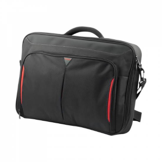 Targus | CN418EU | Clamshell Laptop Bag | Briefcase | Black/Red | 17-18 