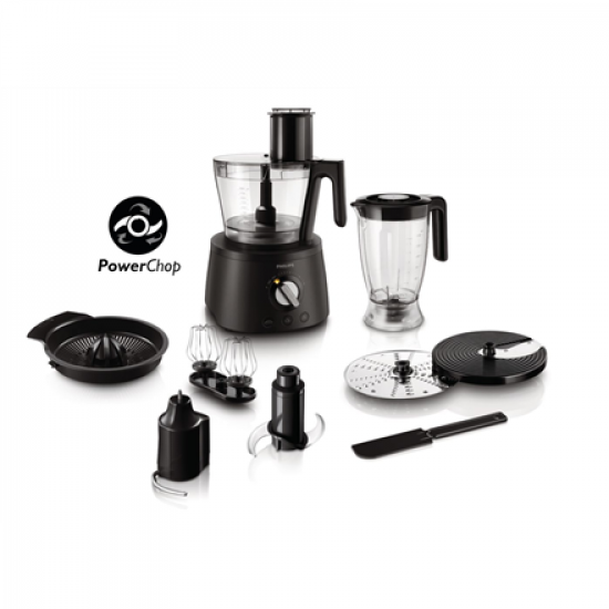 Philips | Avance Collection | Food processor | Food procesor | Bowl capacity 2.2 L | 1000 W | Black