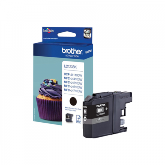 Brother LC123BK | Ink Cartridge | Black