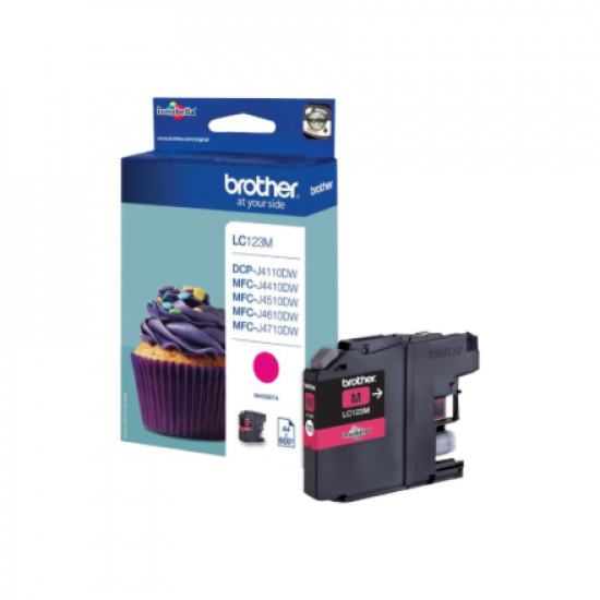 Brother LC123M | Ink Cartridge | Magenta