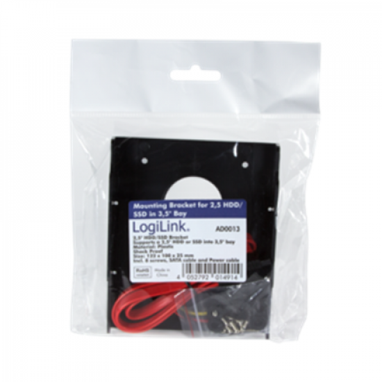 Logilink | Harddisk Mounting Bracket, 1x 2.5