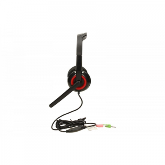 Gembird | MHS-002 Stereo headset | Built-in microphone | 3.5 mm | Black/Red