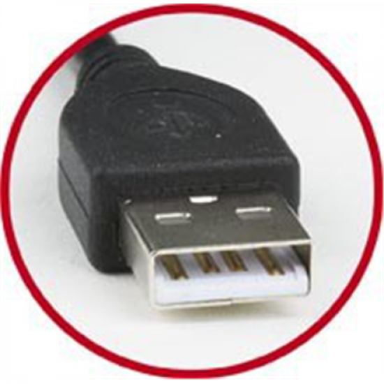 Cablexpert | USB 2.0 | Black | * Male A plug to male Micro-B plug USB 2.0 cable* Gold-plated contacts for reliable high-speed data transfer* Moulded connectors | USB-A to micro-USB