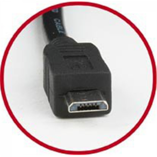 Cablexpert | USB 2.0 | Black | * Male A plug to male Micro-B plug USB 2.0 cable* Gold-plated contacts for reliable high-speed data transfer* Moulded connectors | USB-A to micro-USB