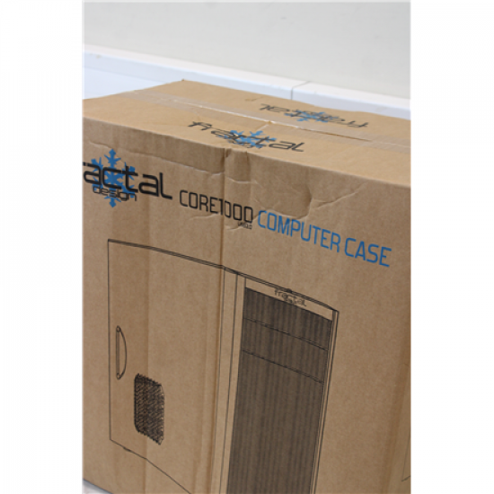 SALE OUT. Fractal Design | Core 1000 USB 3.0 | Black | Micro ATX | DAMAGED PACKAGING, BENT ON THE SIDE | Power supply included No
