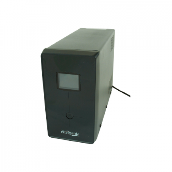 EnerGenie | UPS with USB and LCD display, Black | 1200 VA