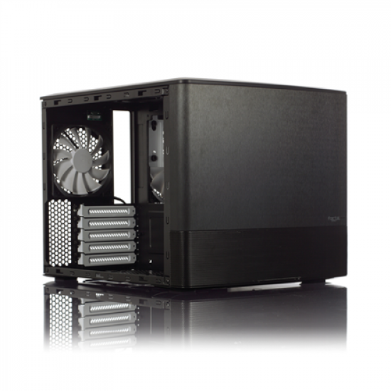 Fractal Design | NODE 804 | Side window | 2 - USB 3.0Audio in/outPower button with LED (white)HDD activity LED (white) | Black | Micro ATX